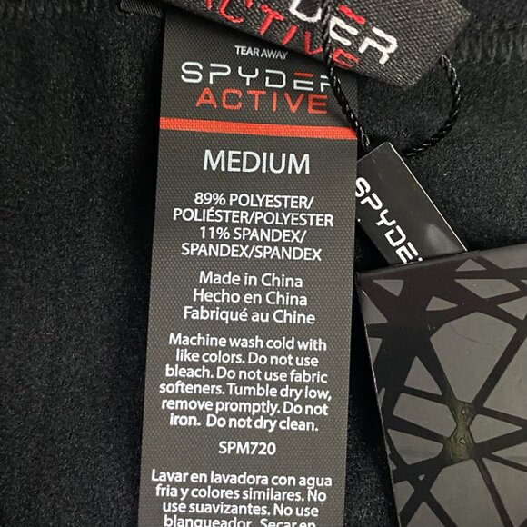 Spyder Active ProWeb Stretch Baselayer Pants Tights Men's Medium Running Hiking - Picture 12 of 16